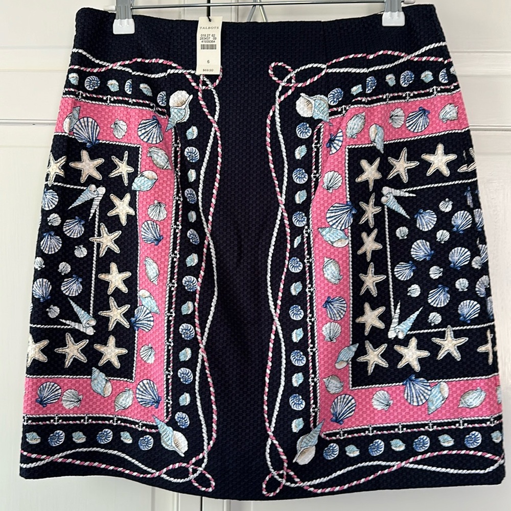 🎉HP🎉 NWT Nautical Print Skirt